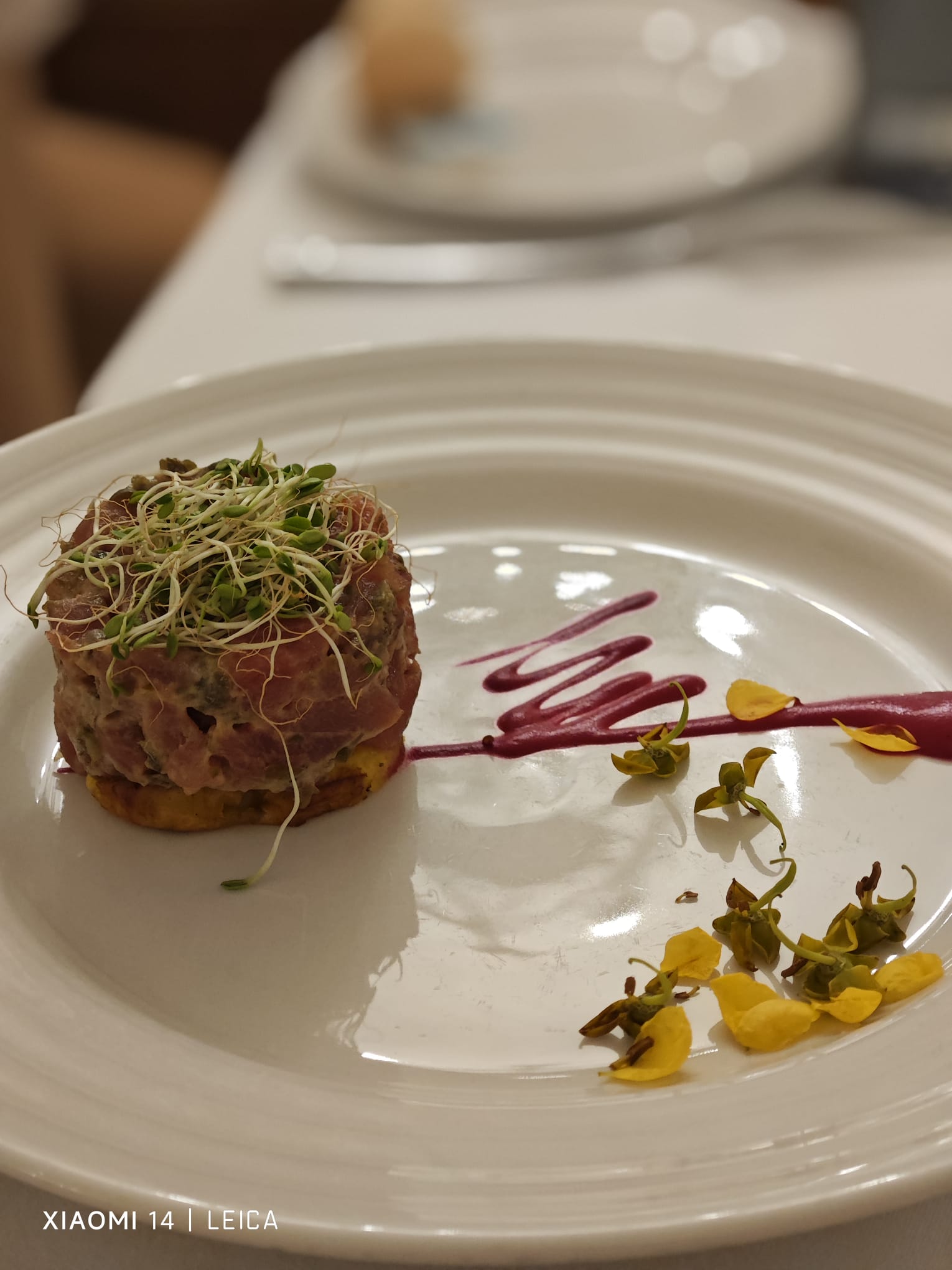 Chef preparando comida